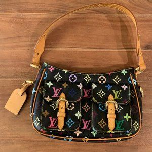 Louis Vuitton Multicolor Lodge PM Black Authentic